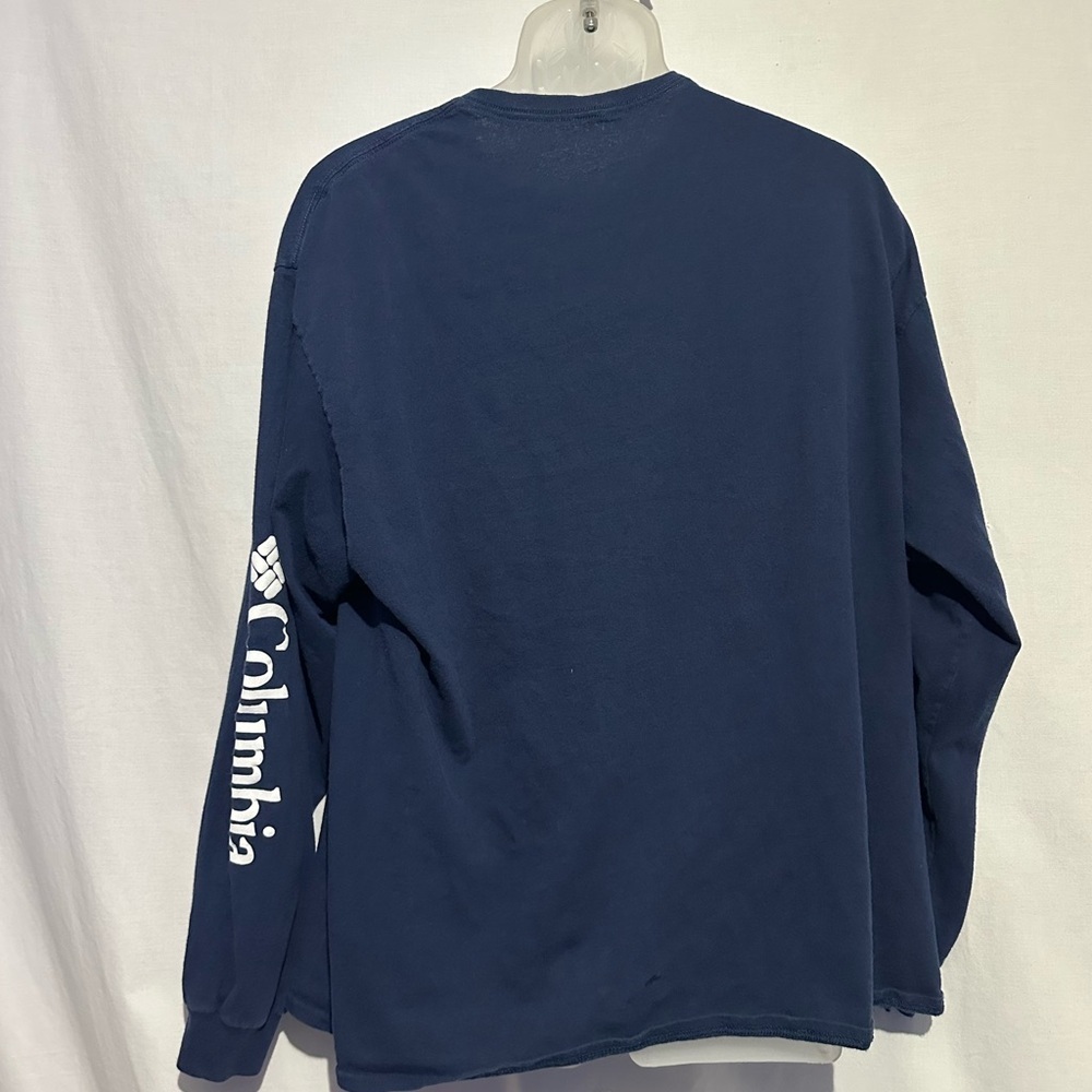 Columbia Dark Blue Graphic Long Sleeve Shirt – XXL - Picture 2 of 3
